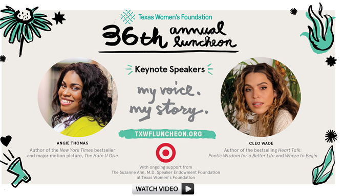 MySweetCharity Opportunity: Texas Women’s Foundation’s Annual Luncheon